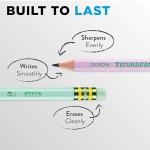 Ticonderoga Pastel Pre-Sharpened #2 Pencils, 10 Pack