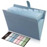 SKYDUE Accordion File Organizer with 8 Pockets