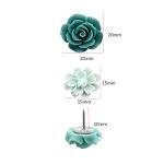 24 Decorative Pushpins for Cork Boards - Green