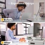 Dual Monitor Stand with Smartphone Holder and Organizer