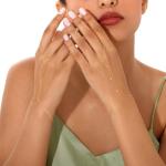 Gold Plated Hand Chain Bracelet with Zirconia