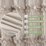 Vintage Camel Ruffle Shower Curtain for Your Bath