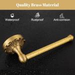 Antique Brass Toilet Paper Holder - Vintage Style