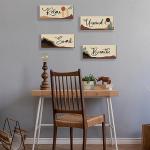 Boho Wall Art Set with Relaxing Quotes