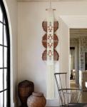 Brown and White Macrame Wall Hanging Decor