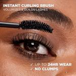 L'Oreal Paris Voluminous Curved Brush Mascara, Black