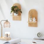 Boho Wall Decor Set - Minimalist Candle Holders