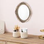 Mkono Macrame Makeup Brush Holder Set of 2