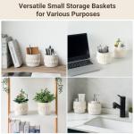 Mkono Macrame Makeup Brush Holder Set of 2