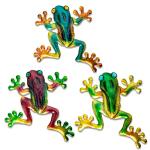 Metal Frog Wall Art for Garden and Patio