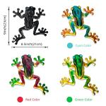 Metal Frog Wall Art for Garden and Patio