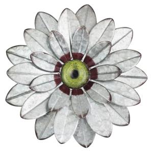 YEAHOME Metal Flower Wall Art, 11” Boho Decor
