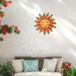 Metal Sunflower Wall Art for Home and Garden