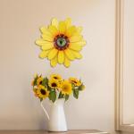YEAHOME 11'' Metal Sunflower Wall Decor