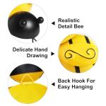 Bumble Bee Metal Wall Art Decor - 6 Pieces