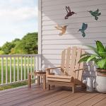 Metal Hummingbird and Dragonfly Wall Decor Set