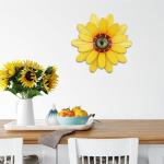 YEAHOME 11'' Metal Sunflower Wall Decor