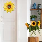 YEAHOME 11'' Metal Sunflower Wall Decor