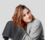 Premium 8 Piece Cotton Towel Set in Grey