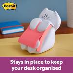 Cat Design Post-it Note Dispenser, 3x3 Size