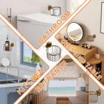 Antique Brass Wall-Mounted Toilet Paper Holder