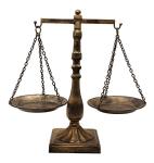 Vintage Metal Libra Jewelry & Cosmetic Tray