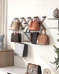Expandable Wood Wall Hanger with 14 Pegs