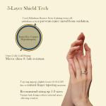 Gold and Platinum Stackable Interlocking Ring Set