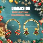 Christmas Septum Rings Set - Tree & Candy Design