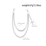 Layered Punk Chain Pants for Unique Style