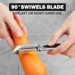 TACGEA Vegetable Peeler Set with Non-Slip Handles