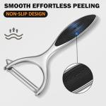 TACGEA Vegetable Peeler Set with Non-Slip Handles