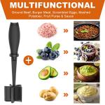 Heat Resistant Meat Chopper with 5 Curve Blades