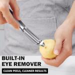 TACGEA Vegetable Peeler Set with Non-Slip Handles