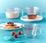 Pyrex Essentials 3-Pack Glass Measuring Cups