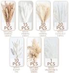 96PCS Dried Pampas Grass for Home and Weddings