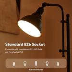 VONLUCE Adjustable Industrial Rustic Desk Lamp