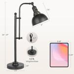 VONLUCE Adjustable Industrial Rustic Desk Lamp