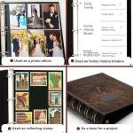 Vintage Leather 3 Ring Binder, Dark Green