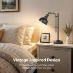 VONLUCE Adjustable Industrial Rustic Desk Lamp