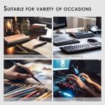 Dual-Sided Cork Desk Mat for Home or Office