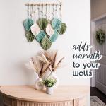 Large Macrame Leaf Wall Hanging – Boho Decor