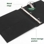 Vintage Leather 3 Ring Binder, Dark Green