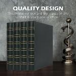 Vintage Leather 3 Ring Binder, Dark Green