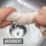 Absorbent Cotton Kitchen Towels - Set of 2