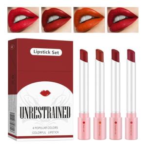 Matte Velvet Lipsticks in 4 Long-Lasting Shades