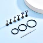 Surgical Steel Piercing Jewelry Set for All