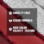 9-Color Black and Red Eyeshadow Palette