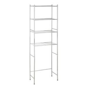 4-Tier Over-The-Toilet Storage Shelf - Chrome