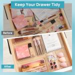 Vtopmart 25-Piece Clear Plastic Drawer Organizer Set